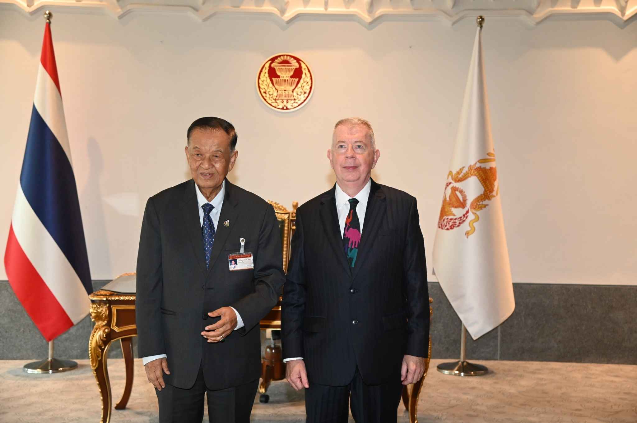 ประธานรัฐสภา ให้การรับรองเอกอัครราชทูตไอร์แลนด์ประจำประเทศไทย พร้อมเดินหน้ายกระดับความสัมพันธ์ด้านนิติบัญญัติ 3